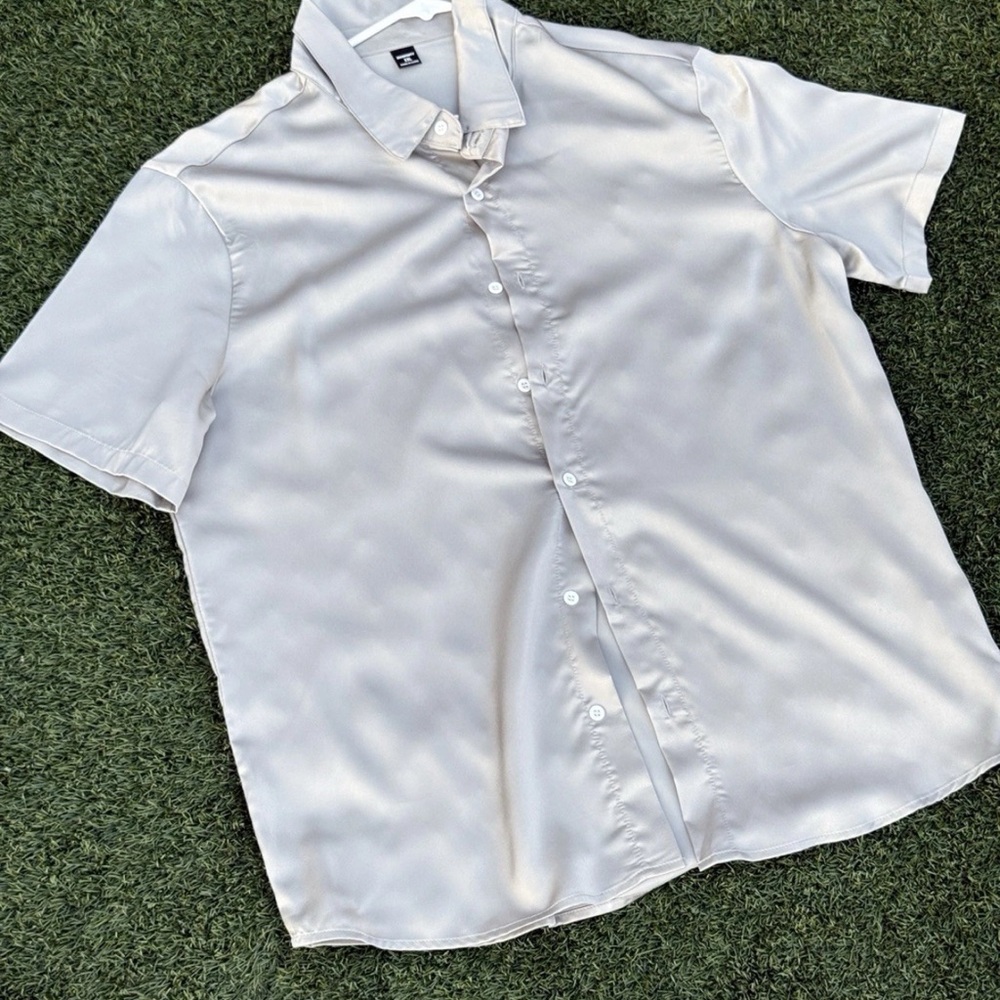 Manfinity White Casual Button Down Shirt New Never worn. USA Size XL